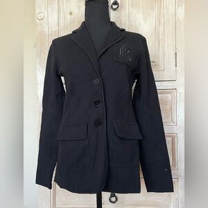 Lauren Ralph Lauren Cotton Blend Monogram blazer
